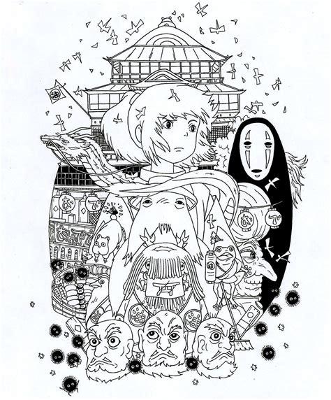 Ghibli - El viaje de chihiro | El viaje de chihiro: Dibujar Fácil con este Paso a Paso, dibujos de En Anime Studio, como dibujar En Anime Studio paso a paso para colorear