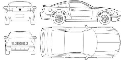 mustang blueprints - Google Search | Autos mustang. Coches: Aprende como Dibujar Fácil con este Paso a Paso, dibujos de En Autocad 2007, como dibujar En Autocad 2007 para colorear e imprimir