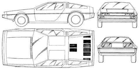 1981 DMC Delorean 12 Coupe blueprints free - Outlines: Dibujar y Colorear Fácil con este Paso a Paso, dibujos de En El Plano Xz En Autocad, como dibujar En El Plano Xz En Autocad para colorear e imprimir