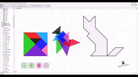 Tangram en Geogebra - YouTube: Aprender como Dibujar y Colorear Fácil con este Paso a Paso, dibujos de En Geogebra, como dibujar En Geogebra paso a paso para colorear
