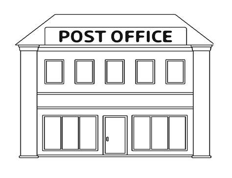Dibujos de Oficina Postal para Colorear. Pintar e Imprimir: Aprender como Dibujar Fácil con este Paso a Paso, dibujos de En Office, como dibujar En Office para colorear