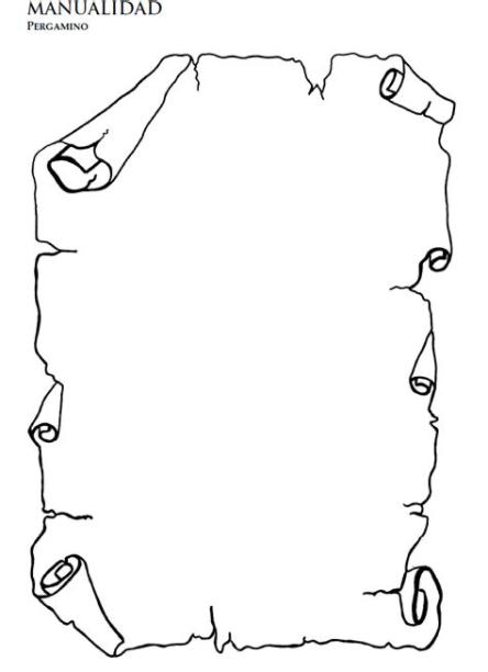 Dibujos de pergaminos para colorear - Imagui: Dibujar Fácil con este Paso a Paso, dibujos de En Papel Negro, como dibujar En Papel Negro paso a paso para colorear