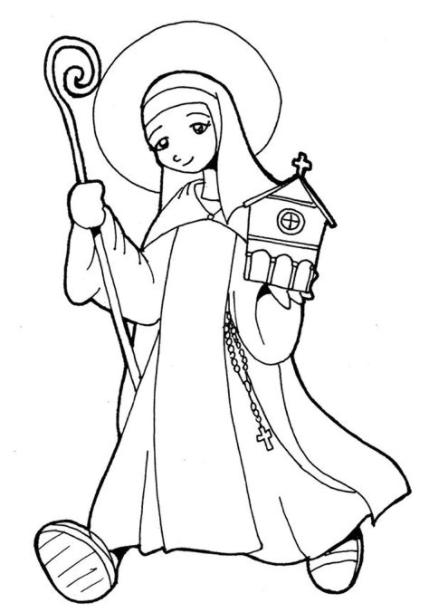 Vie de sainte Thérèse d'Avila (1515-1582) - Le Blog de: Aprende a Dibujar y Colorear Fácil con este Paso a Paso, dibujos de En Premier, como dibujar En Premier para colorear