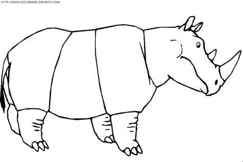 Dibujo Rhinoceros a colorear - Paginas de dibujos animales: Aprende como Dibujar Fácil con este Paso a Paso, dibujos de En Rhinoceros, como dibujar En Rhinoceros para colorear e imprimir