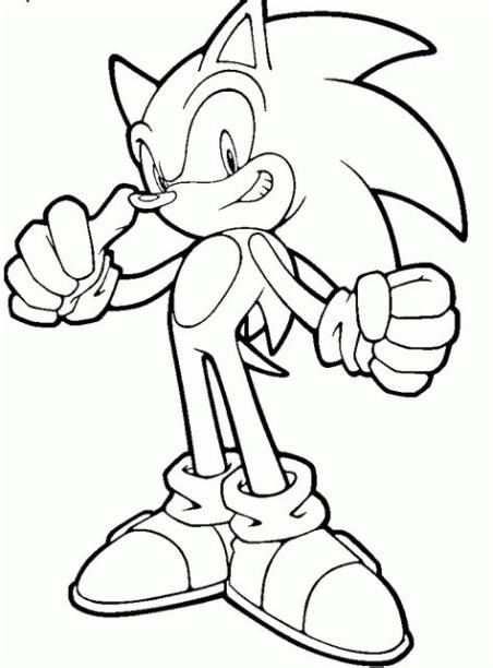 Dibujos de Sonic Para Colorear | Sonic para colorear: Aprende como Dibujar Fácil con este Paso a Paso, dibujos de En Sony Vegas, como dibujar En Sony Vegas para colorear e imprimir