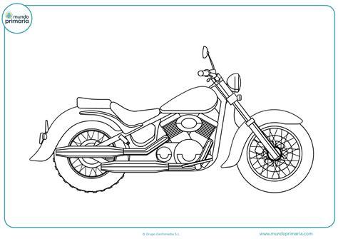 Dibujos de Motos para Colorear 【Imprimir y Pintar】: Dibujar Fácil, dibujos de En Una Moto, como dibujar En Una Moto para colorear e imprimir