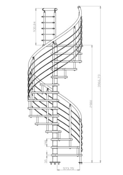 Medidas Para Una Escalera De Caracol - Design Ideas: Dibujar Fácil, dibujos de Escalera Caracol, como dibujar Escalera Caracol para colorear