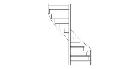 Bloques AutoCAD Gratis de escalera helicoidal en alzado: Dibujar Fácil, dibujos de Escaleras De Caracol, como dibujar Escaleras De Caracol para colorear e imprimir