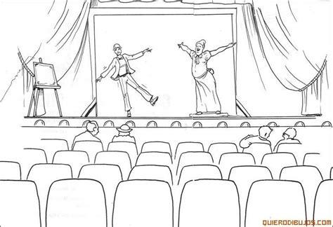 Image result for teatro escenario dibujo | Páginas para: Dibujar y Colorear Fácil, dibujos de Escenarios, como dibujar Escenarios para colorear