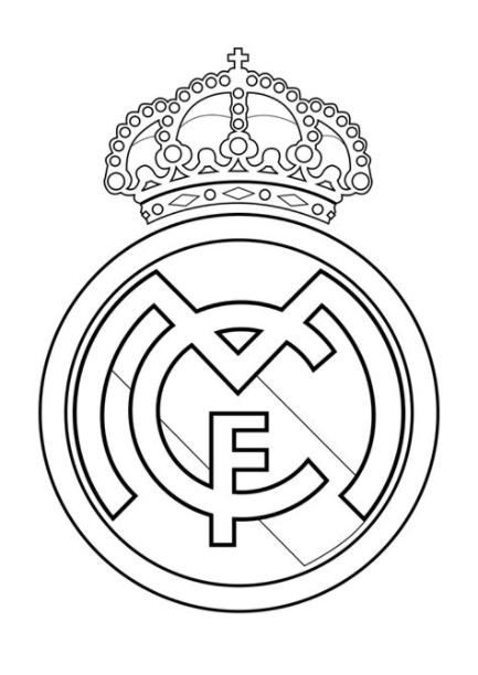 escudo real madrid para colorear - Buscar con Google: Dibujar Fácil, dibujos de Escudo Real Madrid, como dibujar Escudo Real Madrid para colorear e imprimir