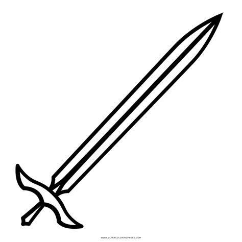 Dibujo De Espada Para Colorear - Ultra Coloring Pages: Dibujar Fácil con este Paso a Paso, dibujos de Espada, como dibujar Espada para colorear