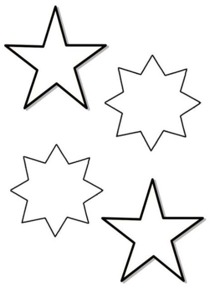 Estrellas de Navidad para colorear -Manualidades: Aprende a Dibujar y Colorear Fácil, dibujos de Estrella De Navidad, como dibujar Estrella De Navidad para colorear