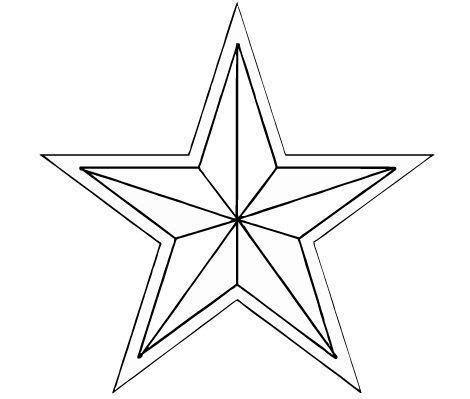Estrellas para colorear de 5 picos - Imagui: Aprende como Dibujar Fácil, dibujos de Estrellas De 5 Picos, como dibujar Estrellas De 5 Picos paso a paso para colorear