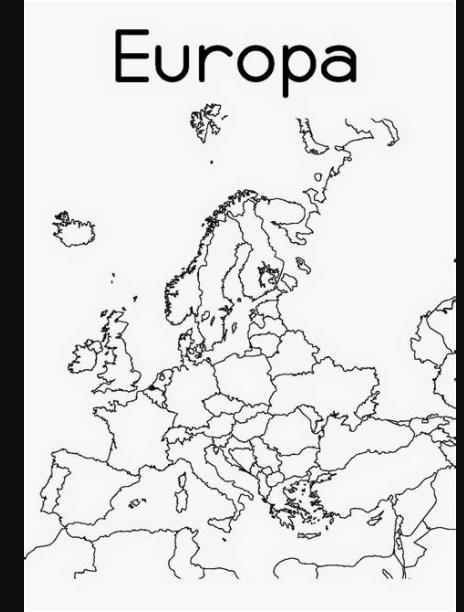 Mapa De Europa Para Colorear Con Nombres: Aprender como Dibujar Fácil con este Paso a Paso, dibujos de Europa, como dibujar Europa para colorear e imprimir