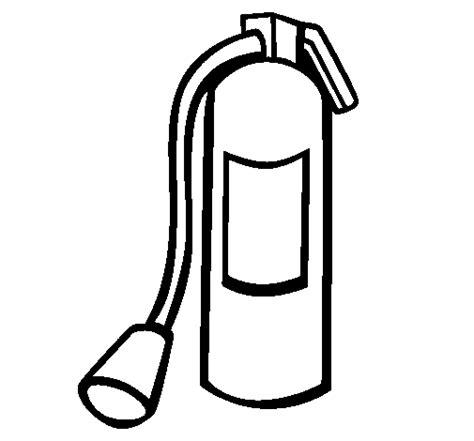 Dibujo de Extintor para Colorear - Dibujos.net: Dibujar Fácil, dibujos de Extintor, como dibujar Extintor para colorear
