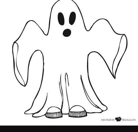 Maestra de Infantil: Fantasmas para colorear. Halloween.: Aprender como Dibujar Fácil con este Paso a Paso, dibujos de Fantasma, como dibujar Fantasma paso a paso para colorear