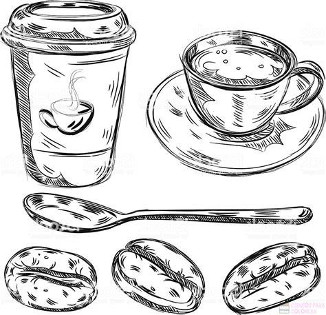 ᐈ Dibujos de Cafe【TOP 30】Un delicioso boceto: Dibujar y Colorear Fácil con este Paso a Paso, dibujos de Figuras En El Cafe, como dibujar Figuras En El Cafe para colorear