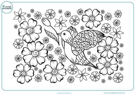 Dibujos de Flores para Colorear 【Bonitas y Fáciles de: Aprender a Dibujar Fácil, dibujos de Flores Bonitas, como dibujar Flores Bonitas para colorear e imprimir