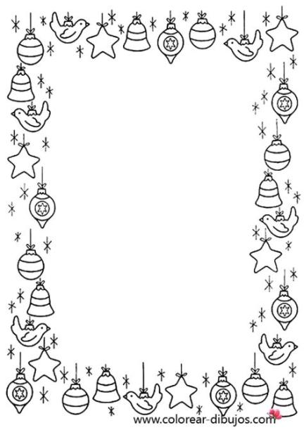 Manualidades de Navidad para imprimir. pintar y recortar: Dibujar y Colorear Fácil, dibujos de Fondo Navideño, como dibujar Fondo Navideño paso a paso para colorear
