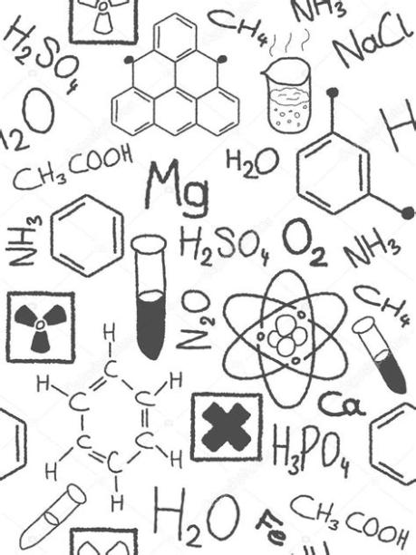 doodle química — Vector de stock © tupungato #47898687: Dibujar Fácil, dibujos de Formulas Quimicas, como dibujar Formulas Quimicas paso a paso para colorear