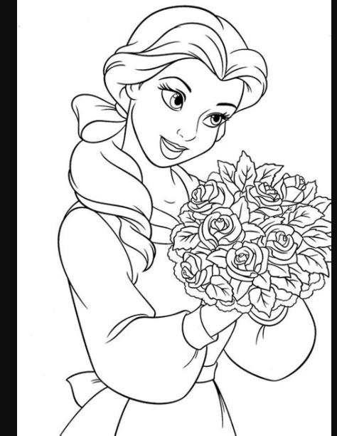 Dibujos de Princesas Disney para colorear e imprimir gratis: Aprender como Dibujar y Colorear Fácil con este Paso a Paso, dibujos de Foto, como dibujar Foto paso a paso para colorear