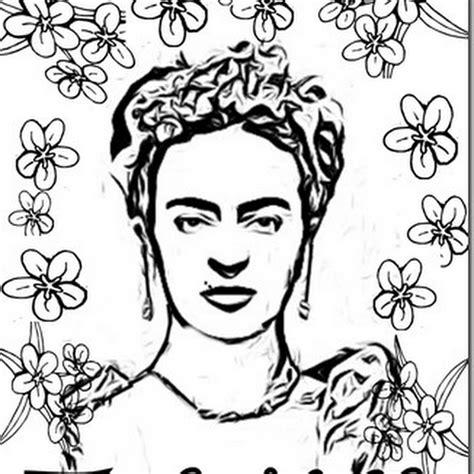 dibujos de Frida Kahlo colorear - 1000 dibujos: Aprender como Dibujar Fácil, dibujos de Frida Kahlo, como dibujar Frida Kahlo para colorear