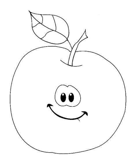 manzana con cara para colorear e imprimir: Aprende a Dibujar Fácil con este Paso a Paso, dibujos de Frutas En La Cara, como dibujar Frutas En La Cara para colorear