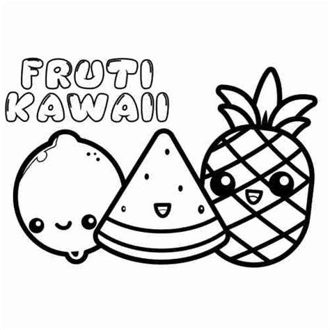 Las mas bonitas Verduras y Frutas para colorear al estilo: Aprender a Dibujar Fácil, dibujos de Frutas Kawaii, como dibujar Frutas Kawaii para colorear