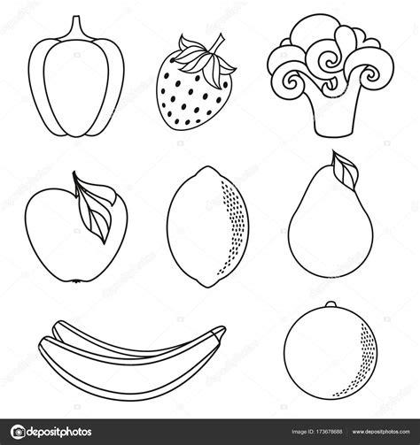 Dibujos: dibujo de frutas y verduras para colorear: Aprender a Dibujar Fácil con este Paso a Paso, dibujos de Frutas Y Verduras, como dibujar Frutas Y Verduras para colorear