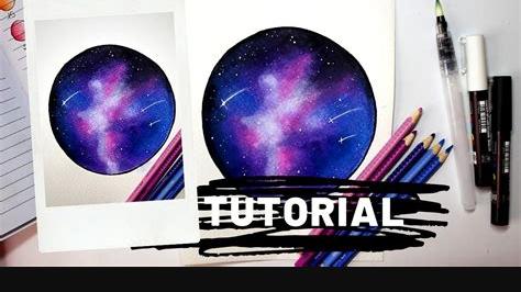 Pin en Coloring videos - Colorear videos: Dibujar Fácil, dibujos de Galaxias Con Acuarela, como dibujar Galaxias Con Acuarela para colorear e imprimir