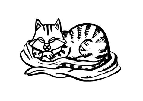 Dibujo para colorear Gato - Dibujos Para Imprimir Gratis: Aprender a Dibujar Fácil, dibujos de Gato 3D, como dibujar Gato 3D para colorear