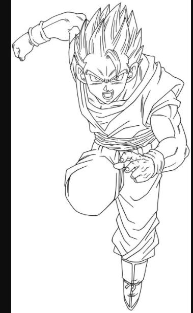 Dibujos De Black Goku Ssj Rose Para Colorear - Para Colorear: Aprender como Dibujar y Colorear Fácil con este Paso a Paso, dibujos de Gohan, como dibujar Gohan para colorear e imprimir