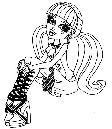 Descargar dibujos para colorear de Monster High. imprimir: Aprende a Dibujar Fácil con este Paso a Paso, dibujos de Gratis, como dibujar Gratis para colorear e imprimir
