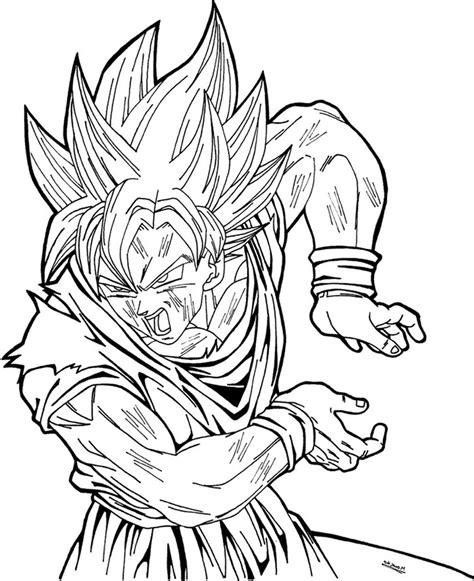ᐈ【 COLOREA a GOKU 】- Dibujos para Pintar ⭐: Dibujar Fácil, dibujos de Ha Goku, como dibujar Ha Goku paso a paso para colorear