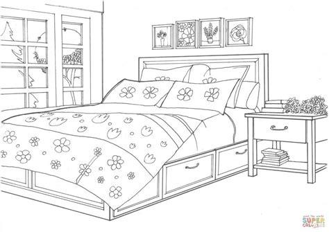Dibujos De Dormitorios Para Colorear - Imágenes Gratis: Dibujar y Colorear Fácil, dibujos de Habitacion, como dibujar Habitacion paso a paso para colorear