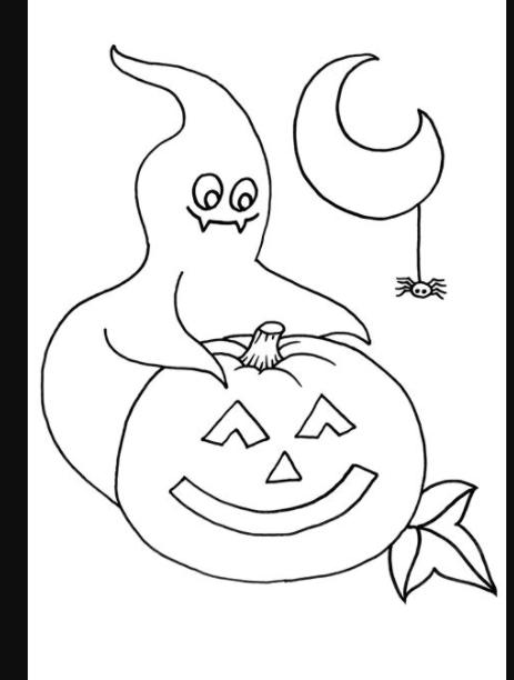 Dibujos Para Imprimir Y Colorear De Halloween « Ideas: Dibujar Fácil con este Paso a Paso, dibujos de Hallowen, como dibujar Hallowen paso a paso para colorear