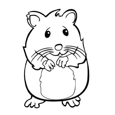 Hámster (Animales) – Colorear dibujos gratis: Aprender a Dibujar Fácil con este Paso a Paso, dibujos de Hamster, como dibujar Hamster para colorear