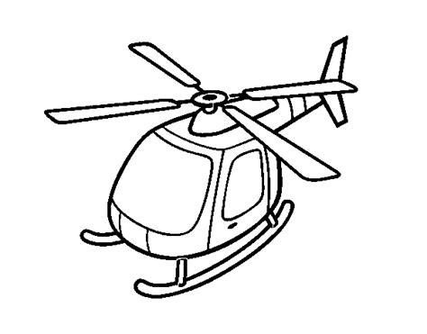 Para Colorear Helicoptero - páginas para colorear: Dibujar Fácil con este Paso a Paso, dibujos de Helicopteros, como dibujar Helicopteros para colorear e imprimir