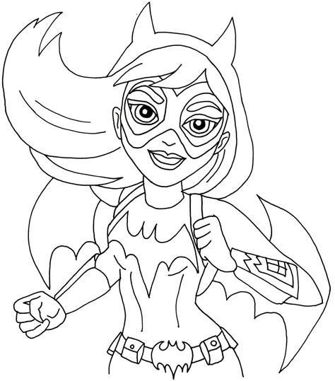Dibujos de DC Super Hero Girls para colorear e imprimir gratis: Dibujar y Colorear Fácil, dibujos de Heroinas, como dibujar Heroinas para colorear
