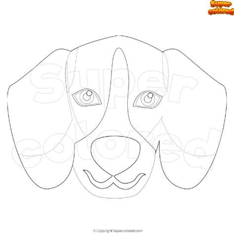 Dibujo para colorear Hocico de Beagle - Supercolored.com: Dibujar Fácil, dibujos de Hocicos, como dibujar Hocicos para colorear