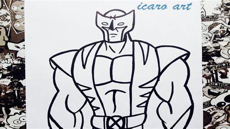 Como dibujar a wolverine | how to draw wolverine - YouTube: Dibujar Fácil, dibujos de Icaro Art, como dibujar Icaro Art para colorear