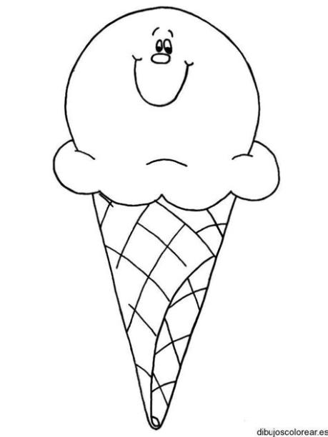 Dibujo Helado Para Colorear | Ice cream coloring pages: Aprende a Dibujar Fácil con este Paso a Paso, dibujos de Ice Cream, como dibujar Ice Cream para colorear e imprimir