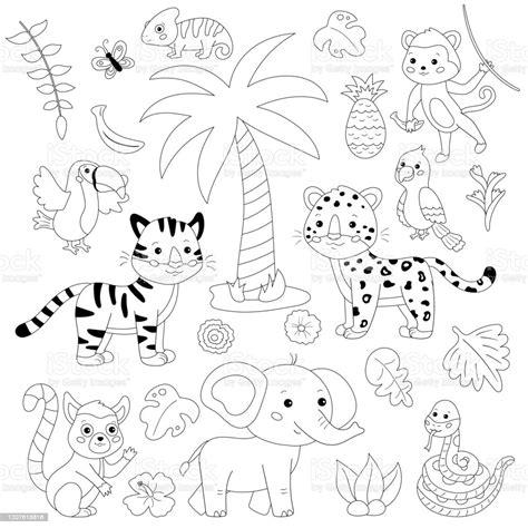 Ilustración de Página Para Colorear De Animales De La: Aprende como Dibujar y Colorear Fácil con este Paso a Paso, dibujos de Imagenes De Animales, como dibujar Imagenes De Animales paso a paso para colorear