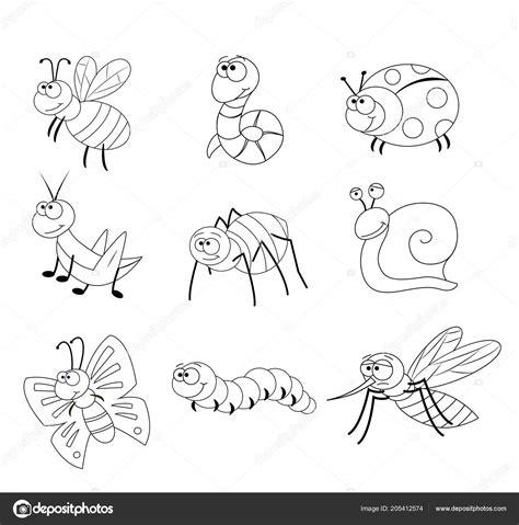  Cómo dibujar Insectos Para Niños 】 Paso a Paso Muy Fácil
