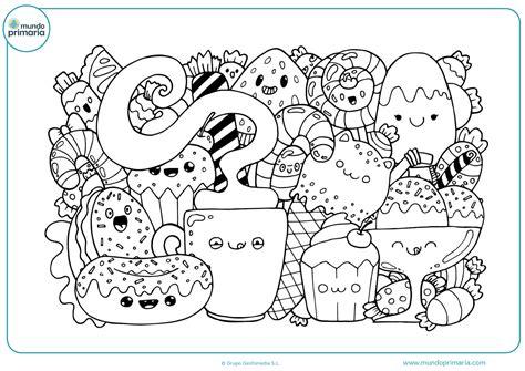 Dibujos Kawaii para Colorear 【Listos para Imprimir】: Aprender a Dibujar y Colorear Fácil, dibujos de Kawai, como dibujar Kawai para colorear e imprimir
