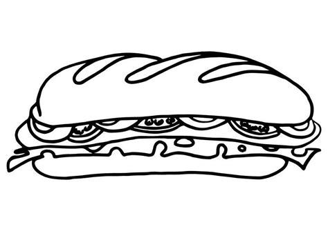 Disegno da colorare panino farcito - Cat. 10483.: Aprender como Dibujar y Colorear Fácil con este Paso a Paso, dibujos de Kawaii Panini, como dibujar Kawaii Panini para colorear e imprimir