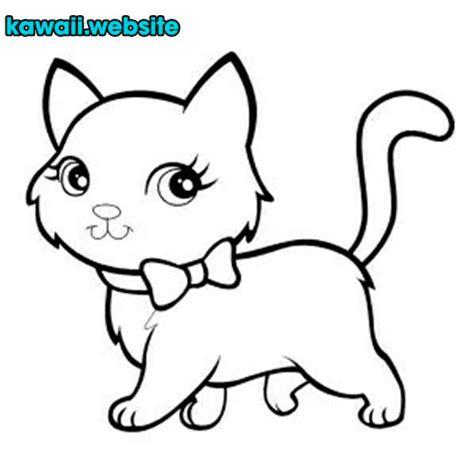 Gatos Kawaii ️ Imagenes y Dibujos Para Colorear: Aprende como Dibujar y Colorear Fácil, dibujos de Kawaii Un Gato, como dibujar Kawaii Un Gato paso a paso para colorear