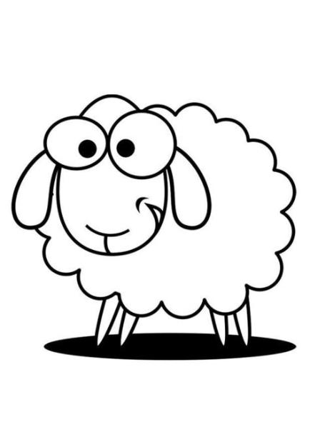 Resultado de imagen para ovejas para colorear | Oveja para: Dibujar Fácil con este Paso a Paso, dibujos de Kawaii Una Oveja, como dibujar Kawaii Una Oveja paso a paso para colorear