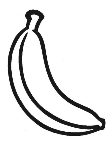 Menta Más Chocolate - RECURSOS y ACTIVIDADES PARA: Dibujar Fácil, dibujos de La Banana En El Ojo, como dibujar La Banana En El Ojo paso a paso para colorear