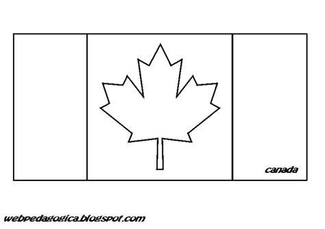 BANDERA de CANADA para COLOREAR | WEB PEDAGÓGICA PRIMARIA: Aprender a Dibujar y Colorear Fácil, dibujos de La Bandera De Canada, como dibujar La Bandera De Canada para colorear